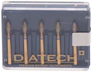 Wiertło diamentowe Diatech Gold G368.314.016-3,5 ML 5szt/op. (płomyk krótki ostry, niebieski pasek 200005AA)