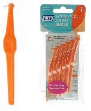 TePe ANGLE mezizubní kartáčky 0,45 mm - oranžové 6 ks