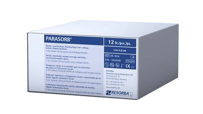 PARASORB® Fleece - Packung 12 Stück 1,8 x 3,6 cm