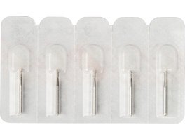 Diamanten 835 - Packung 5 Stück grün grob, FG, Figur 107 Zylinder flach, 4 mm, ISO 014