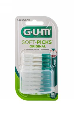 GUM Soft Picks mezizubní kartáčky LARGE 40 ks
