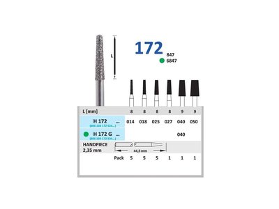 Diamantový brousek - kónus