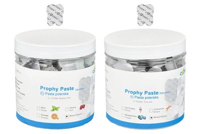 Prophy Paste 2 g x 50 szt. COTISEN - medium - mix (Wiśnia, Pomarańcza, Mięta)
