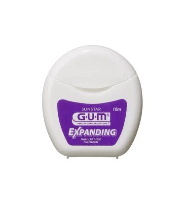 GUM Expanding zubní nit voskovaná s mentolem, 10 m