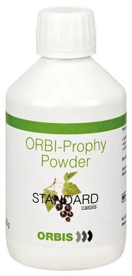 ORBI-Prophy Powder, profylaktický prášek, standard, černý rybíz, láhev 300 g
