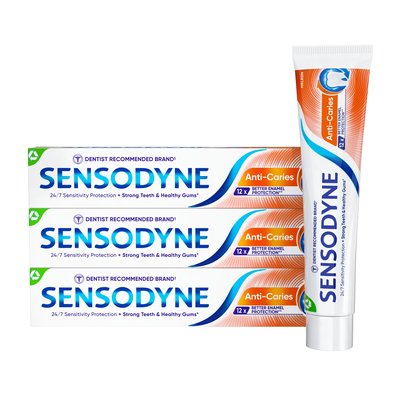 Sensodyne Anti Caries zubní pasta 3x75ml