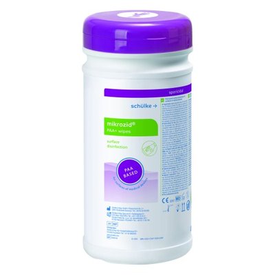 Mikrozid PAA+ ubrousky, 50 ks, dóza (Pouze pro profesionální uživatele a jen k použití specifikovaném v návodu)
