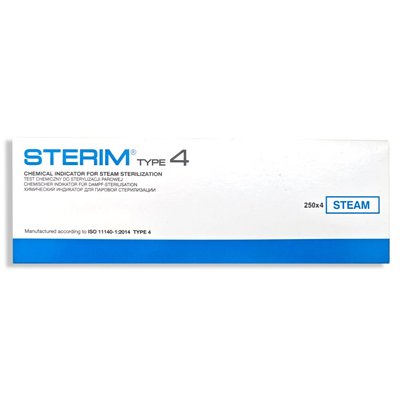 Test chemiczny Sterim IV kl.do sterylizacji parowej 4x 250 sztuk