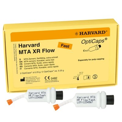 Harvard MTA XR - Flow 2x 0,25 g kapsle Flow EWT 2x stříkačka MTA EndoDirect