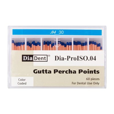 Gutap.čepy DiaDent 030 kalibrované, kón. 4%