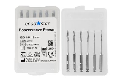 Poszerzacze Peeso 6 szt. Endostar - 1-6