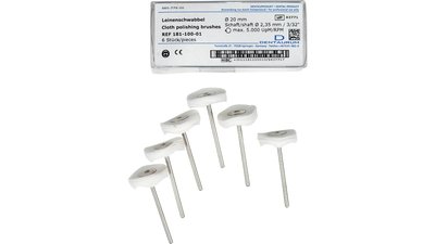 Leinenschwabbel - Packung 6 Stück HP, Ø 20 mm