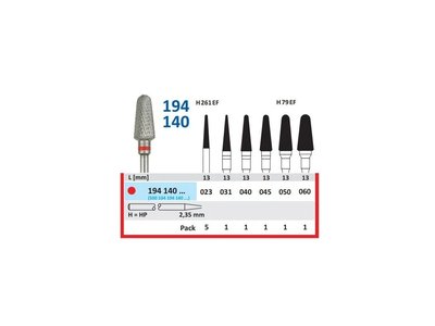 Tvrdokovová fréza - kónus zakulacený Ø 2,3mm