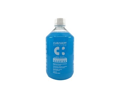 CURASEPT DayCare Protection Booster Frozen Mint ústní voda, extra svěží mentolová příchuť 500ml