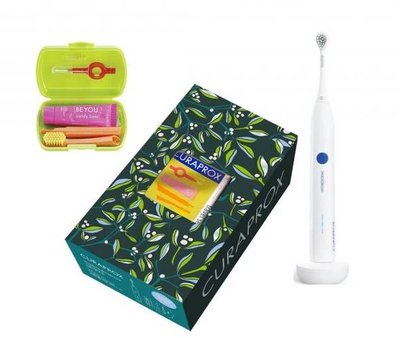 Curaprox Hydrosonic Easy Gift Set 2021 Green dárková sada