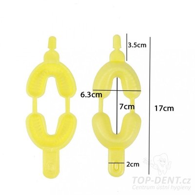Ristea pěnové fluoridační jednorázové lžičky vel. M (žluté), 50ks