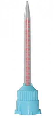 Harvard kanyly TEMP C&B, modré, červená spirála, 4:1, 10:1, 50 ks