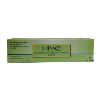 Epipen Jr. roztw. d/wstrz. 0,15mg/0,3ml a 2ml 1 dawka PL