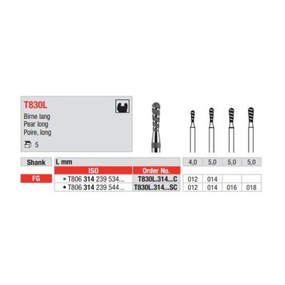 Diamant turbo FG T830L.012SC (5ks/bal)