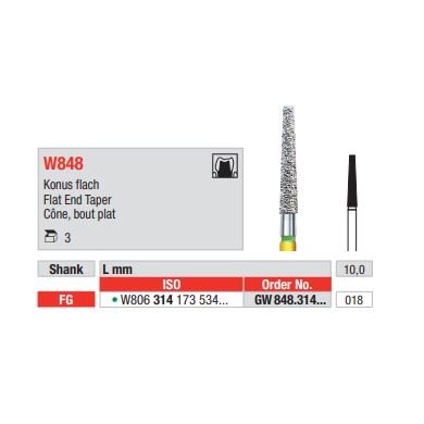 Diamant FG White Tiger GW848.018 (3ks/bal)