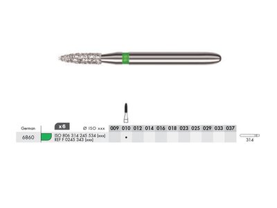 Diamant - krátké torpédo FG C 010 (6ks)