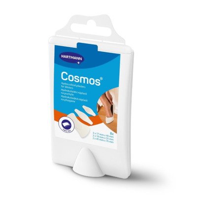 Cosmos hydrokoloidní náplasti na puchýře mix 3 velikostí 8 ks
