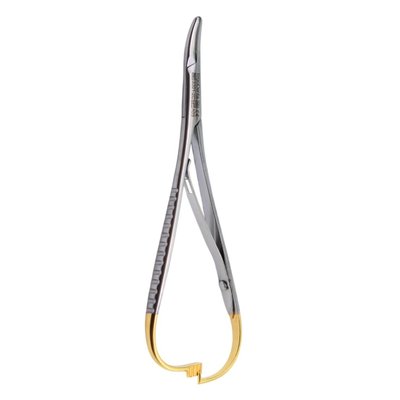 Jehelec Mathieu, zahnutý, 14cm, TC