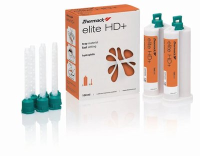 Elite HD+ Tray material fast 2x50ml+12 mixing tips