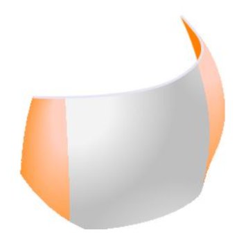 MATRICE Adapt transparentní sekční 5 mm, větší zakřivení 100ks