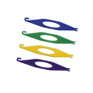 HACZYKI DO WYCIĄGÓW ELASTYCZNYCH DYNAFLEX 1 op/ 250 szt Mix kolorów Elastic attachers 250 per package Multicolored