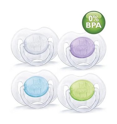 Philips Avent dudlík 0-6M CLASSIC PRŮHLEDNÝ 2 ks