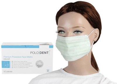 POLODENT Prémiové ochranné masky zelené