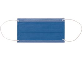 Monoart® Mundschutz Pro 4 Perfect Fit - Box 50 Stück mit Gummizug, blau