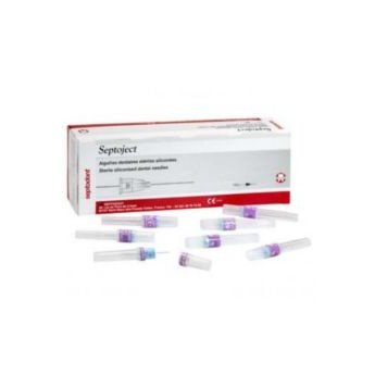 Septoject jehly karpulové 30G, 0,3 x 12 mm fialová, x-krátká, 100 ks