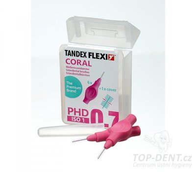 Tandex Flexi mezizubní kartáčky 0,7mm (růžové), 6ks