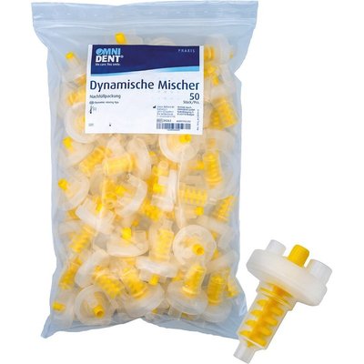 OMNIDENT Michací Kanyly Pentamix Žlutá 50ks