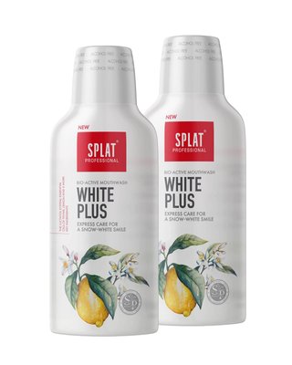 Splat Professional White Plus ústní voda 2x275 ml