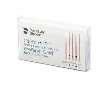 Protaper Gold CONFORM FIT Guttaperčové čepy F2 60ks