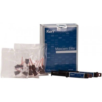 MaxCem Elite bílý, 2x 5 g, 24 ks koncovek