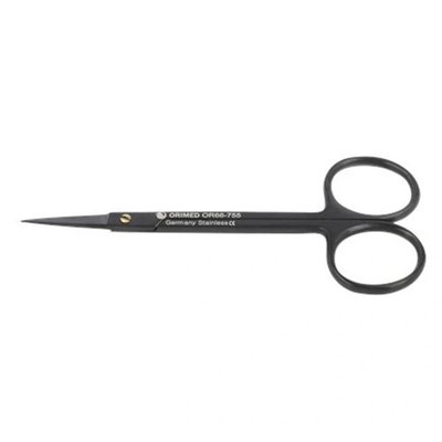 Nůžky Iris, černá keramika, rovné, 10,5 cm