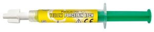 Yellow Porcelain Etch