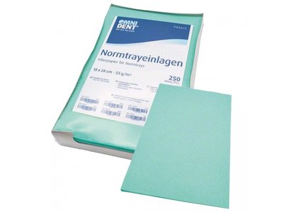 OMNI Ubrousky pro tácky, krepové, 250ks zelené