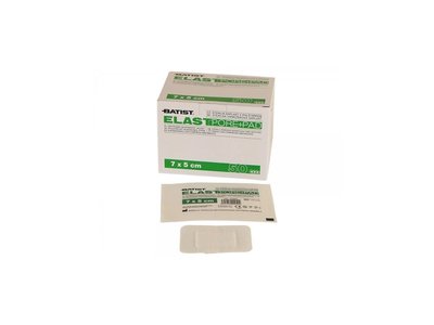 ELASTPORE+PAD netkaná náplast s absorpční vrstvou 7 x 5 cm, sterilní - 50 ks