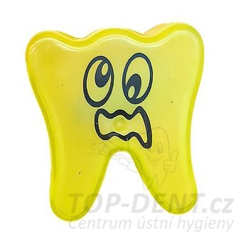 Krabička na dětské zoubky - zub (různé barvy) - Barva:: Žlutá