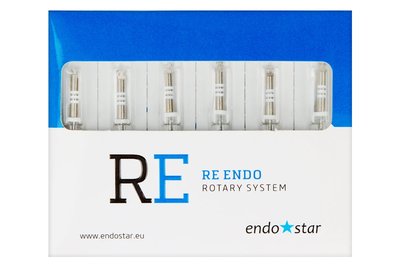 Pilniki Re Endo Rotary System 6 szt. Endostar