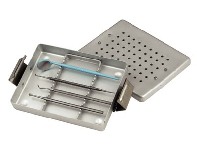 Nerezový box na sterilizaci nástrojů, typ A 824-001