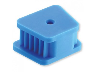 Autoklávovatelné kousátko, bez latexu, pro dospělé, modré