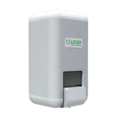 Dávkovač gelové dezinfekce/mýdla, bílý, objem 1000 ml