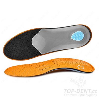 Kožené ortopedické vložky na podporu klenby, vel. 35-46 - Velikost: 45-46 (285 mm)