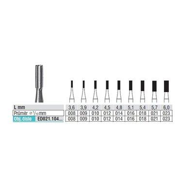 Vrtáček ocelový HP 21.008 (6ks/bal)